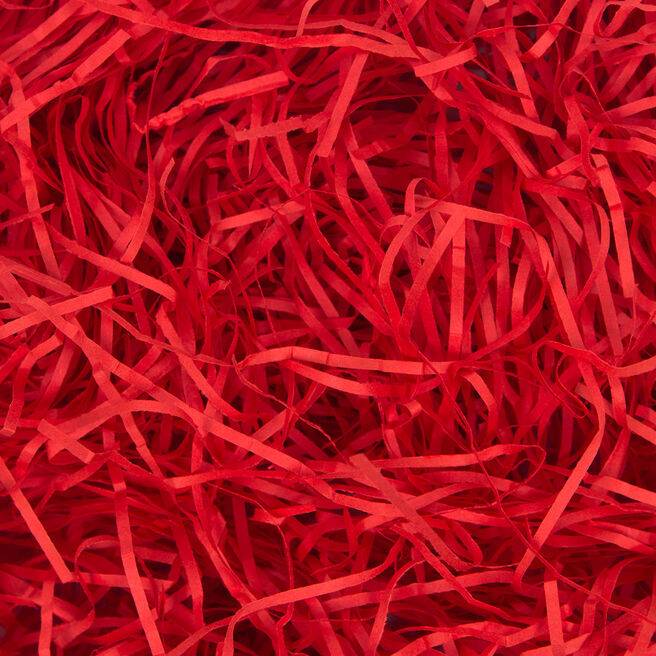 Red Shredded Tissue Paper