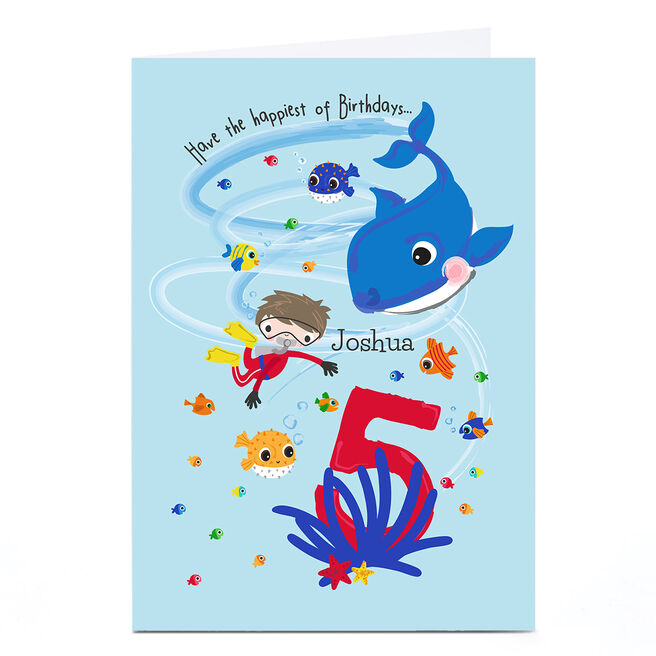 Personalised Rachel Griffin Birthday Card - Happiest Of Birthdays
