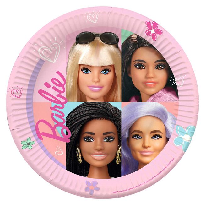 Barbie Sweet Life Party Plates - Pack of 8
