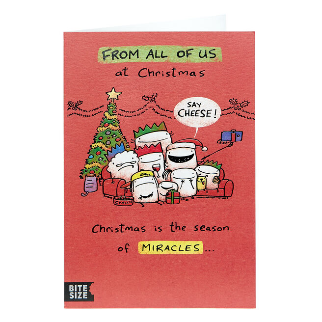 Christmas Card - From All Of Us Miracles