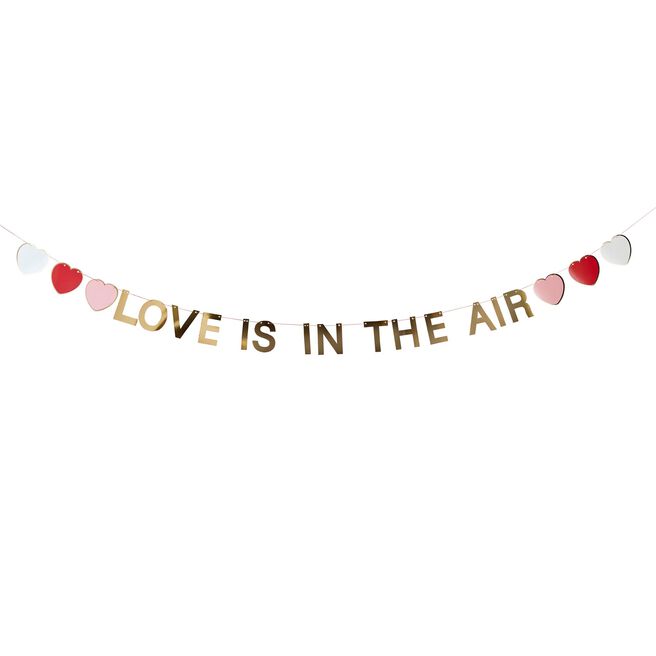 Gold Love Is In The Air Card Banner 2m