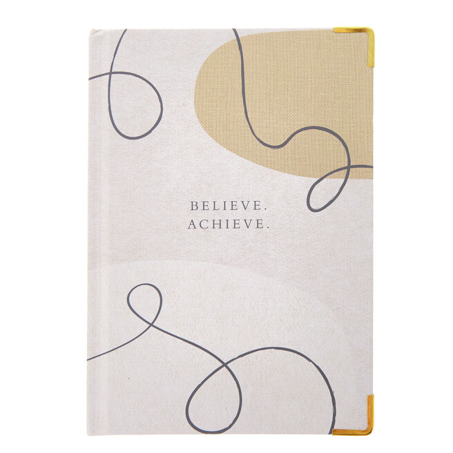 Believe & Achieve A5 Hardcover Notebook