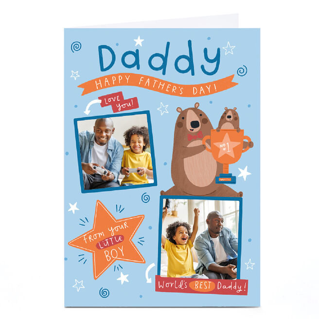 Photo Jess Moorhouse Father's Day Card - Daddy From Your Little Boy
