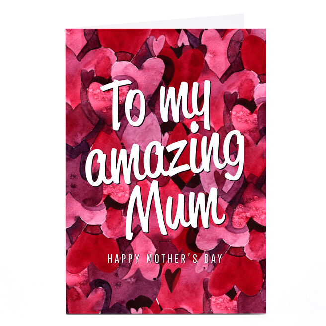 Personalised Punk Mother's Day Card - My Amazing Mum