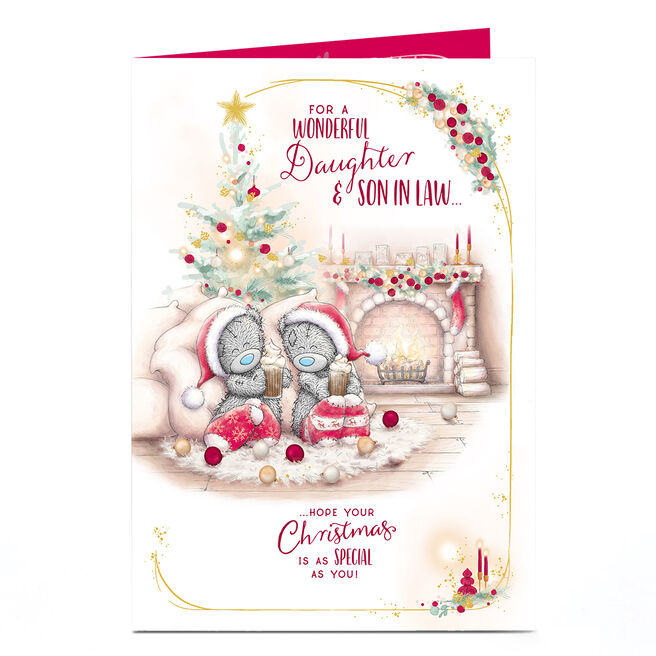 Tatty Teddy Christmas Card - Daughter and Son in Law