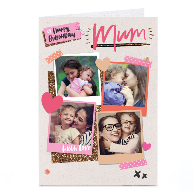 Photo Birthday Card - Mum With Love