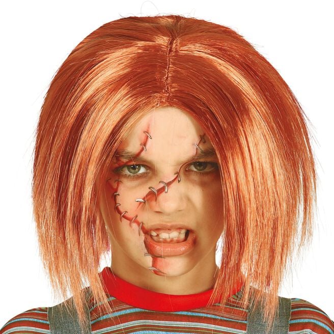 Fancy Dress Children's Killer Doll Wig