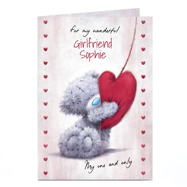 Personalised Tatty Teddy Valentine's Day Card - My One and Only, Girlfriend