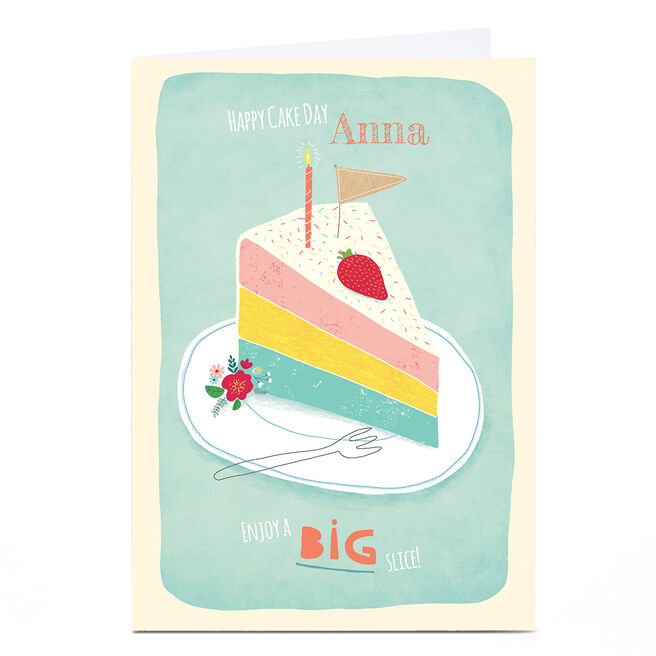 Personalised Cory Reid Birthday Card - Happy Cake Day