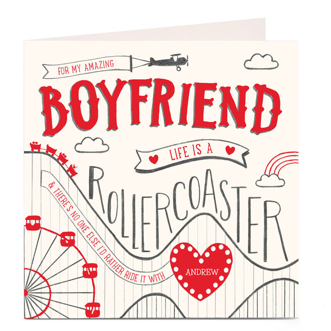 Personalised Card - Life Is A Rollercoaster