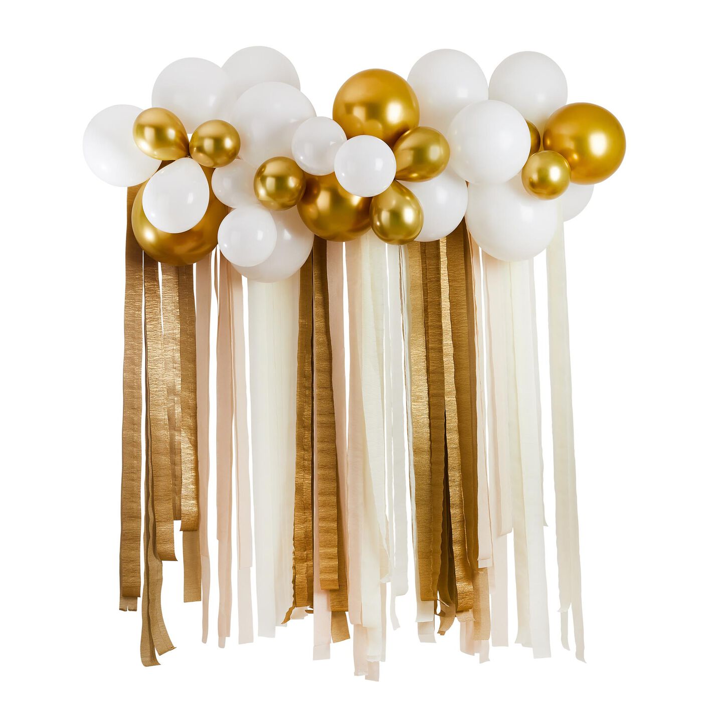Buy Metallic Balloon & Streamer Backdrop Kit (3 Colour Options) for GBP ...