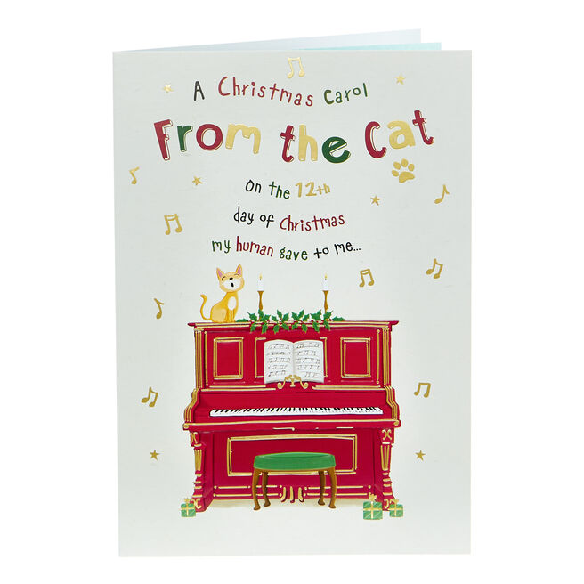 Christmas Card - A Carol From The Cat