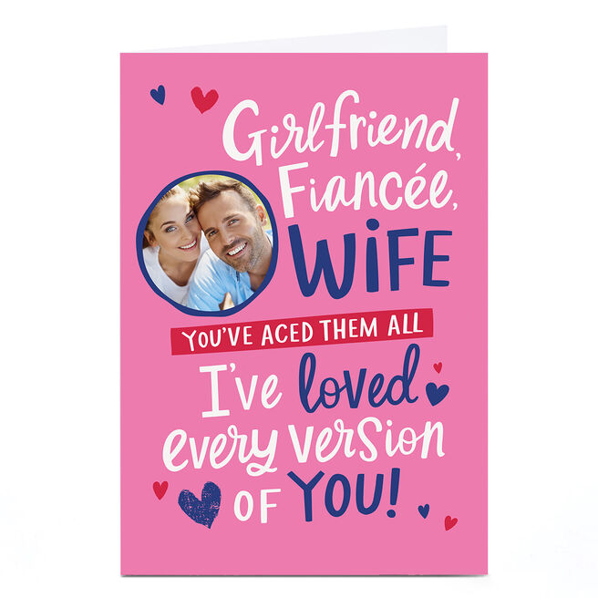 Photo Ebony Newton Valentine's Day Card - Wife Every Version of You