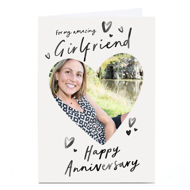 Personalised Anniversary Card - For My Amazing Girlfriend