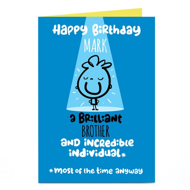 Personalised Fruitloops Birthday Card - Incredible Individual