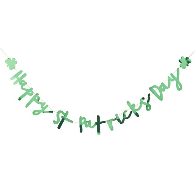 Happy St. Patrick's Day Card Banner 