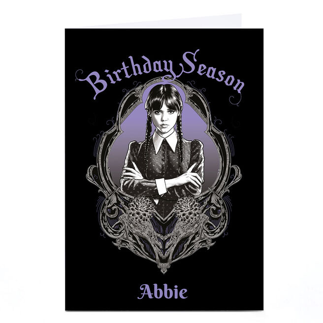 Personalised Birthday Card - Birthday Season with Name