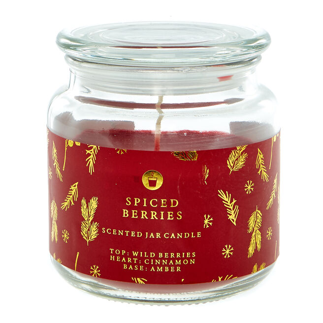 Spiced Berries Scented Jar Candle