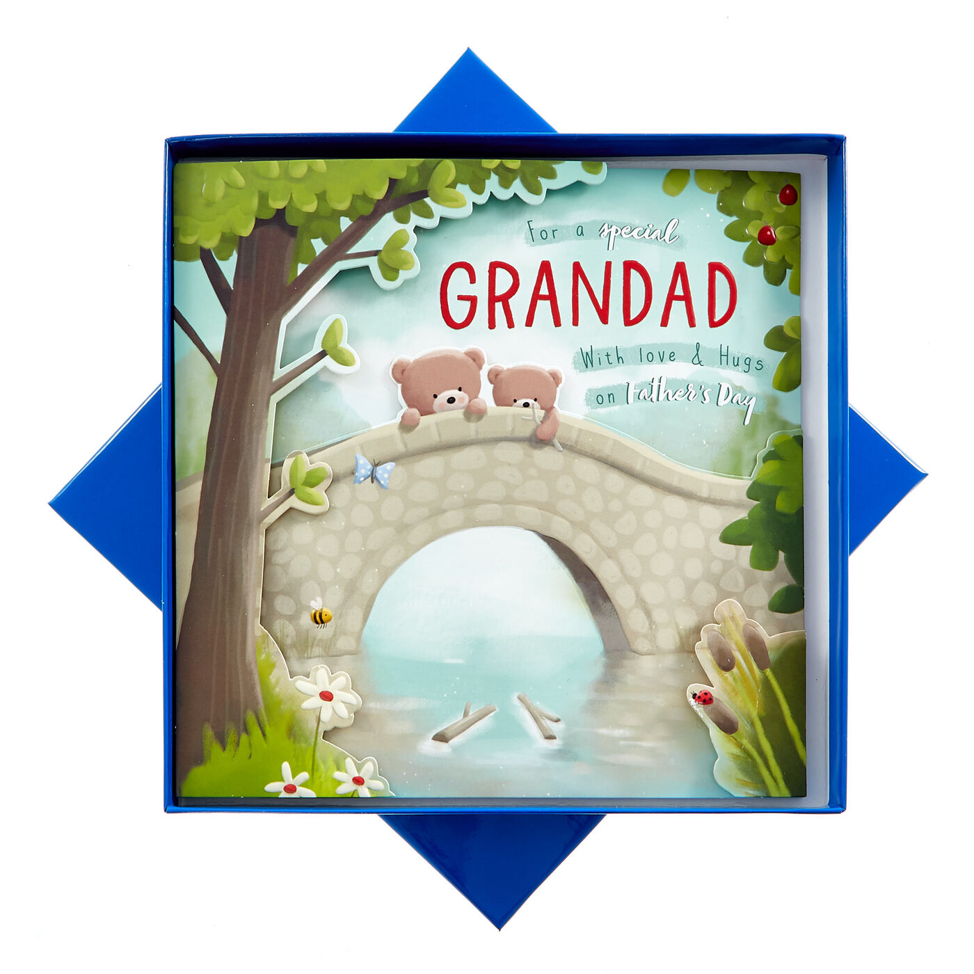 Buy Hugs Bear Boxed Father's Day Card Special Grandad for GBP 2.29