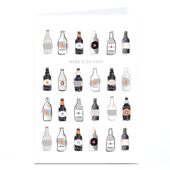 Personalised Birthday Card - Beers to you