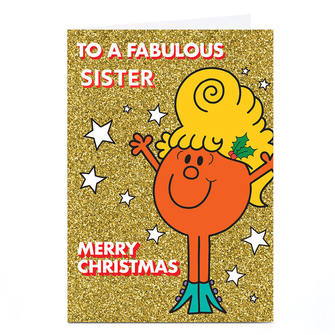 Personalised Mr Men & Little Miss Christmas Card - To a Fabulous