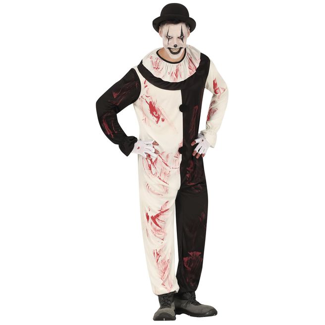 Terrifying Clown Adult Fancy Dress Costume 