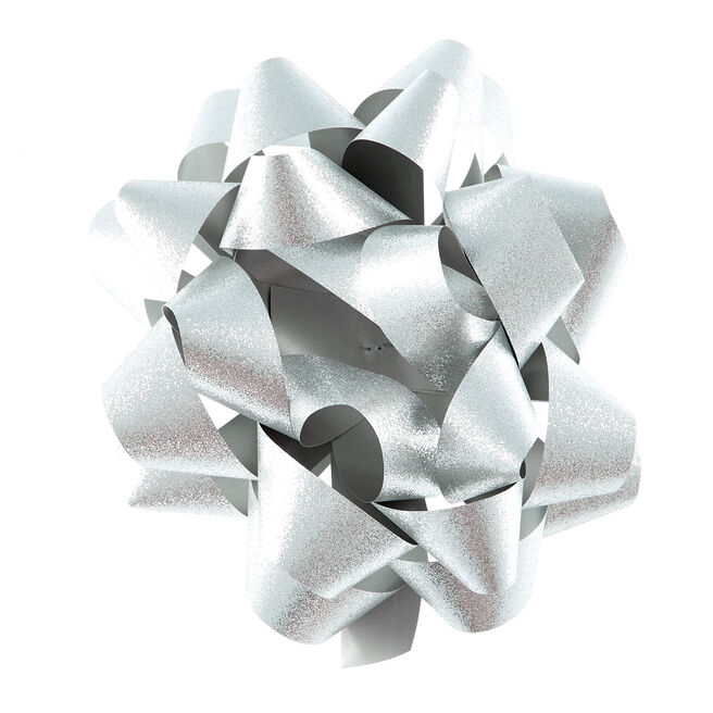 Giant Silver Gift Bow 