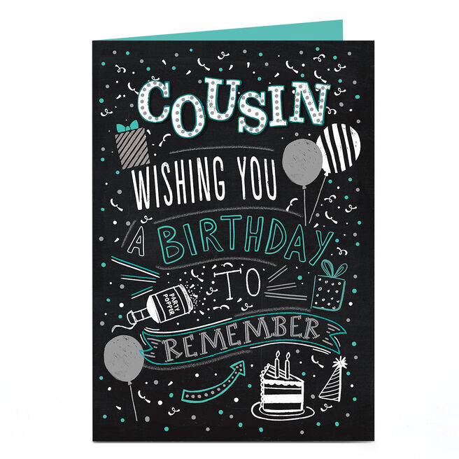 Birthday Card - Wishing You a Birthday to Remember, Cousin