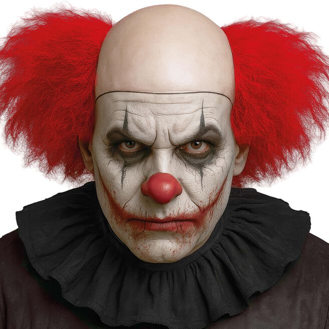 Fancy Dress Clown Bald Cap 