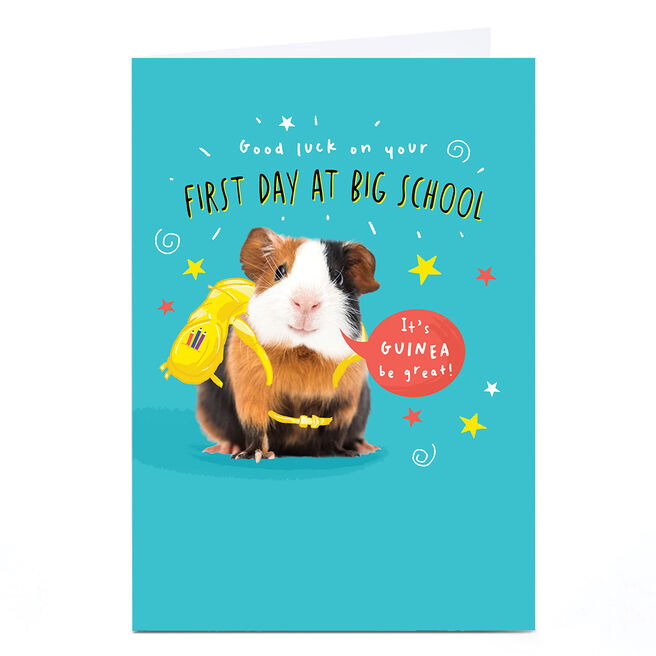 Personalised Back To School Card - First Day At Big School