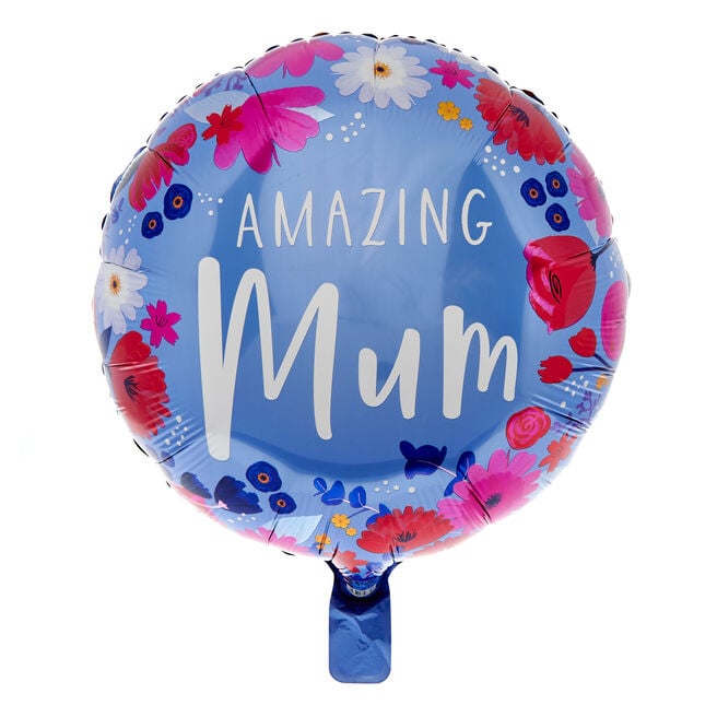 Amazing Mum Mother's Day 18-Inch Foil Helium Balloon