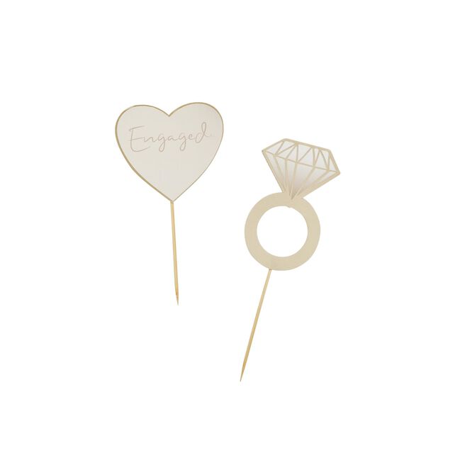 Engaged Food Picks - Pack of 12