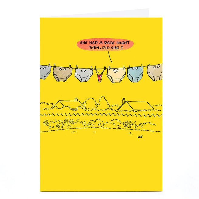 Lee Fearnley Personalised Card - Date Night 