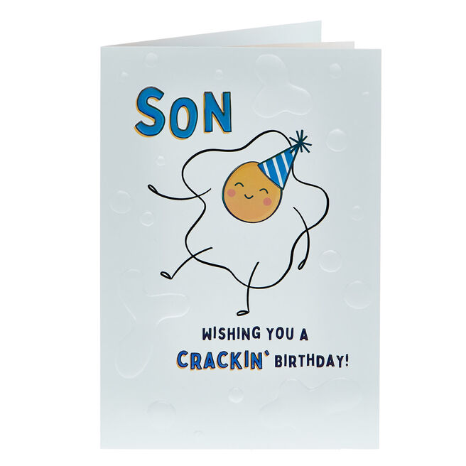 Son Crackin' Friend Egg Birthday Card