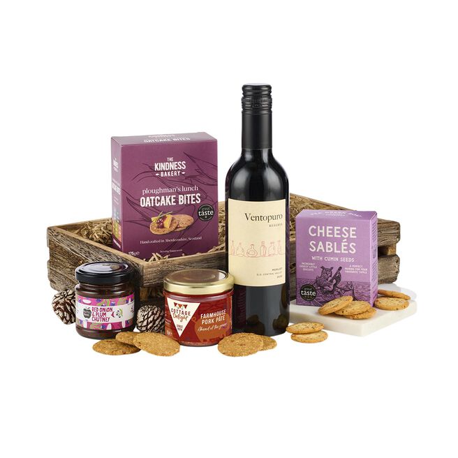 The Wine & Pate Tray Hamper