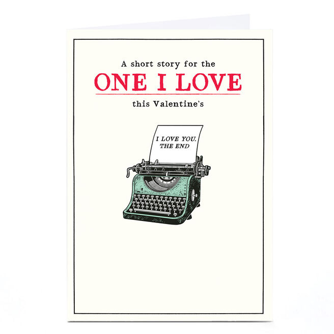 Valentine's Day Card - A Short Story for the One I Love