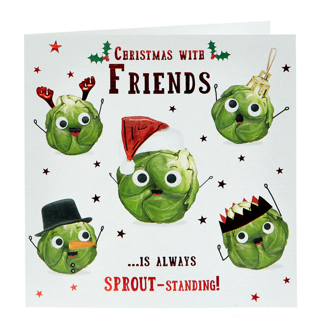 Christmas Card - Sprout-Standing Friends