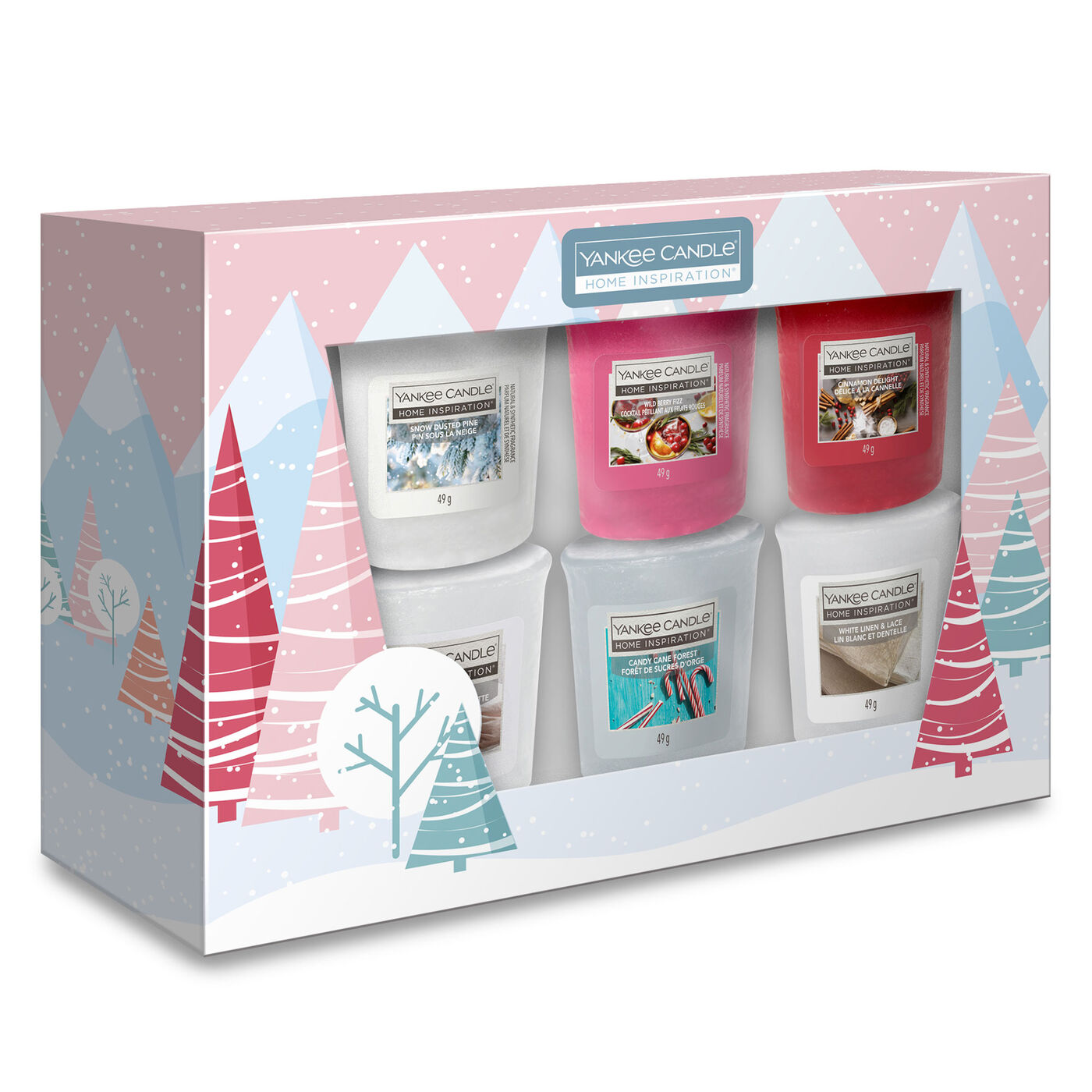 Buy Yankee Candle Home Inspiration Votive Christmas Gift Set of 6