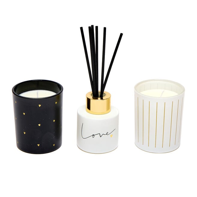 Happily Ever After White Rose & Soft Musk Home Fragrance Set 
