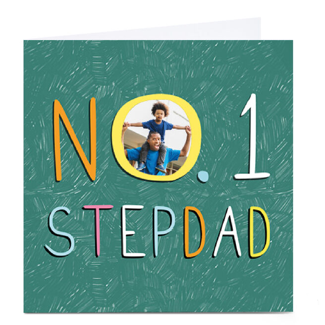 Photo Little Ginger Father's Day Card - No.1 Stepdad