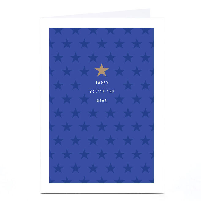Personalised Birthday Card - You're the star