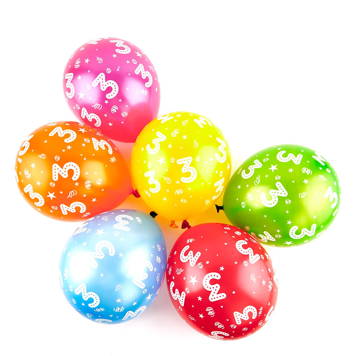 Latex discount number balloons