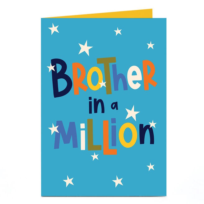 Birthday Card - Brother in a Million