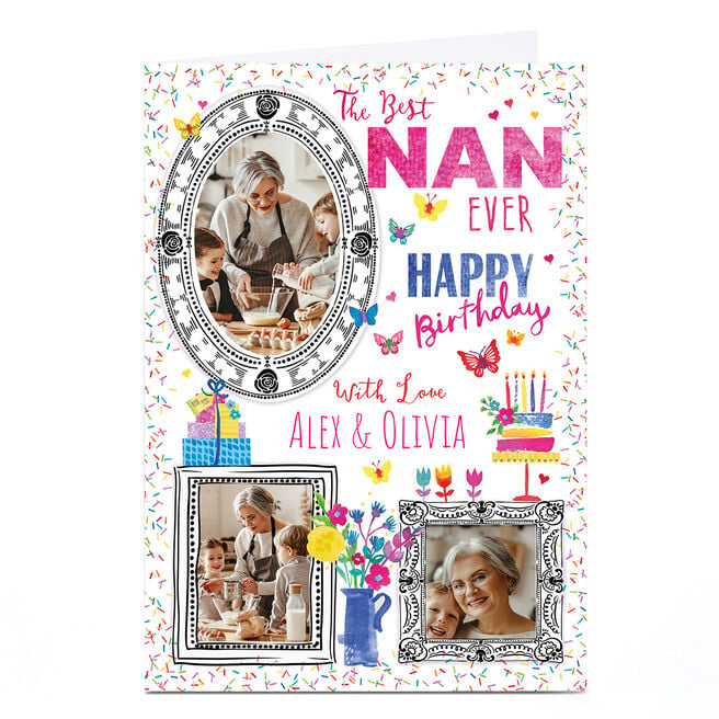 Photo Nik Golesworthy Birthday Card - Best Nan