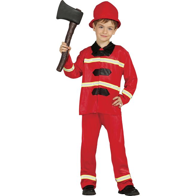 Firefighter Children's Fancy Dress Costume