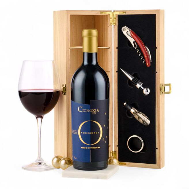 Super Tuscan Wine Gift Box Hamper 
