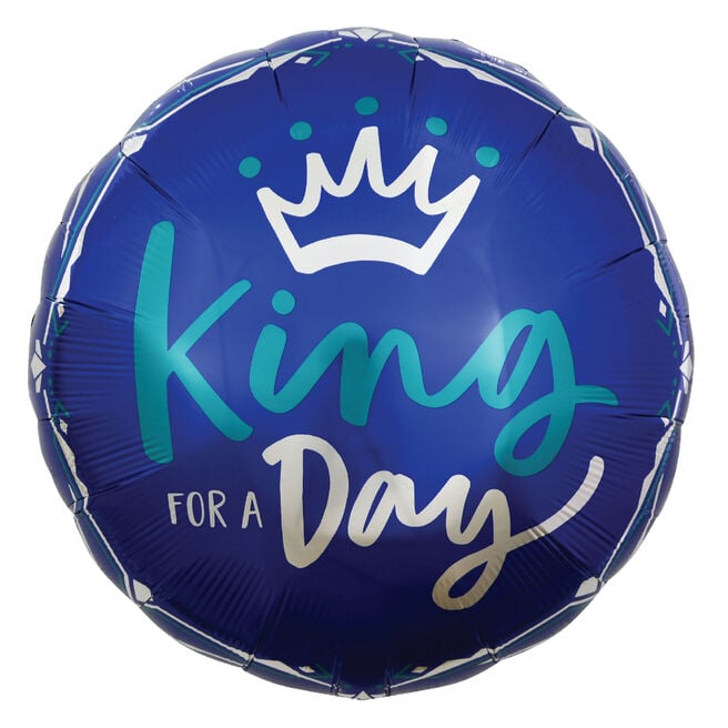 King for a Day 31-Inch Foil Helium Balloon
