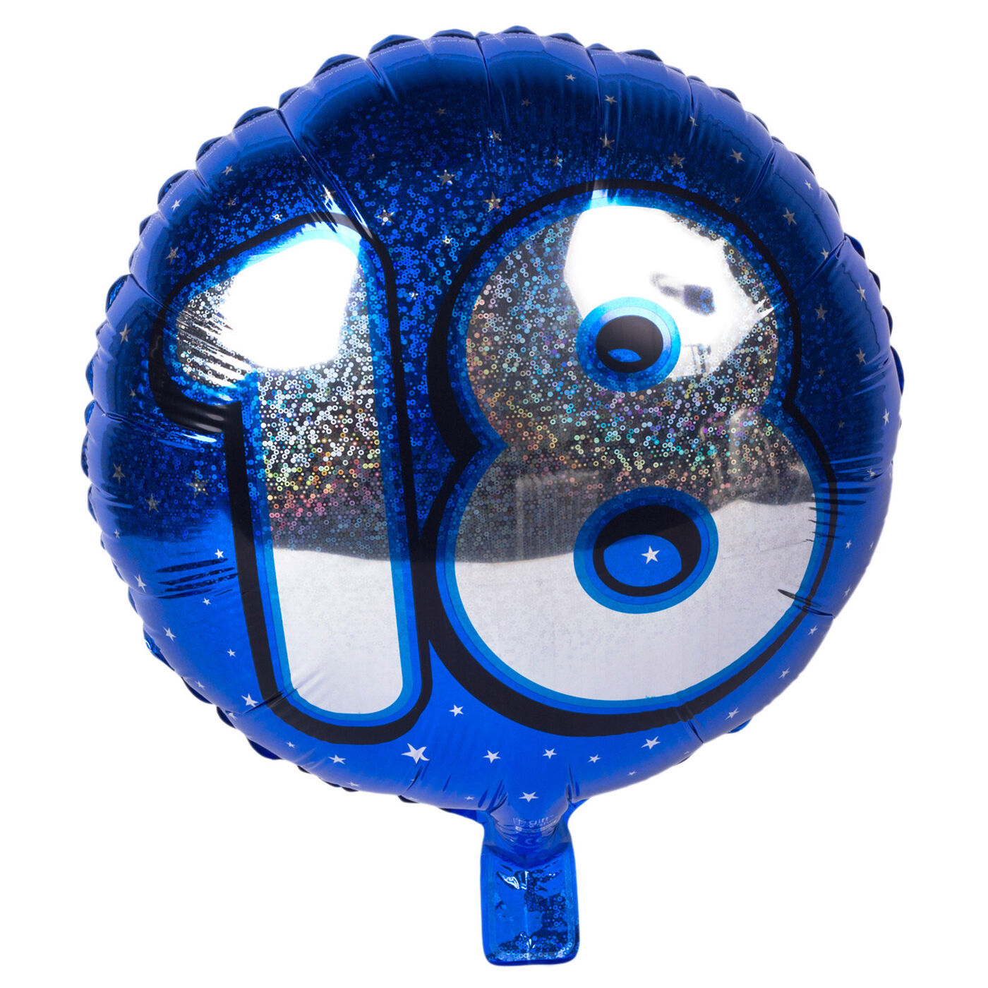 Buy Holographic Blue Age 18 Foil Helium Balloon For Gbp 249 Card