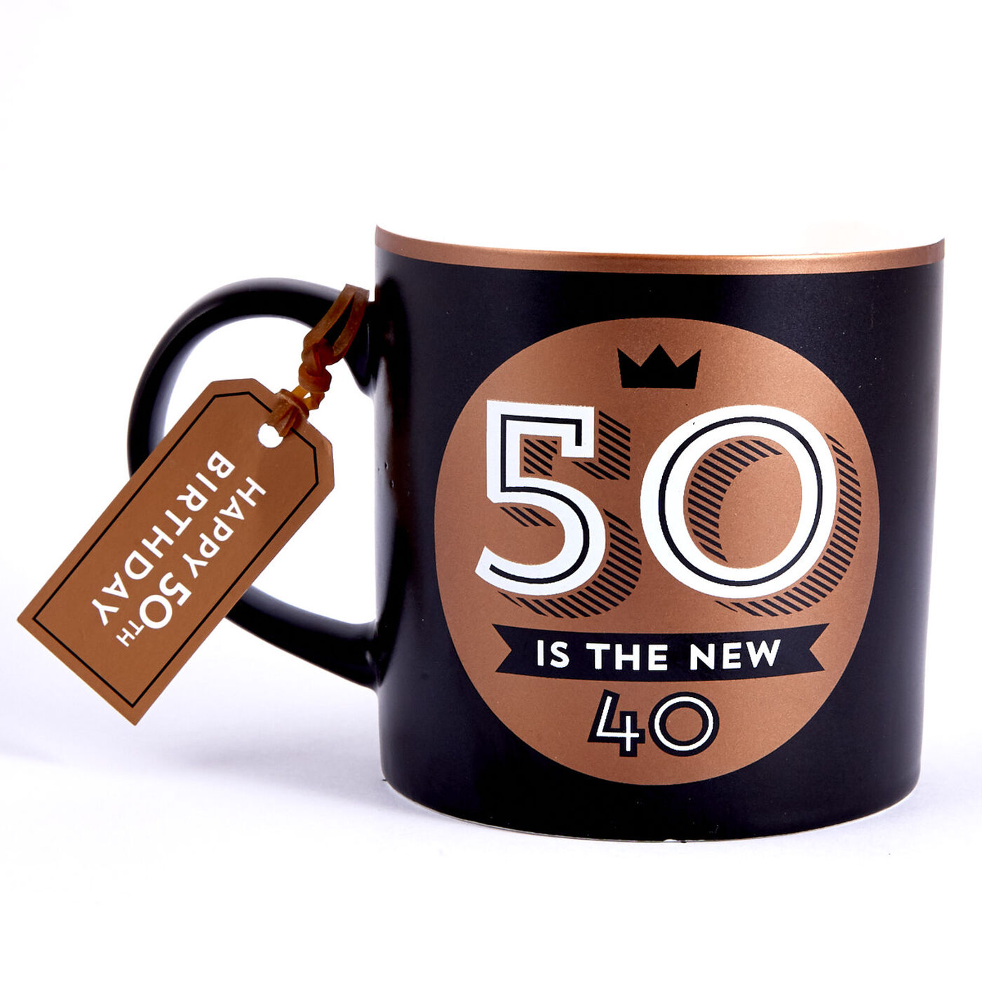 Buy 50th Birthday Mug - 50 Is The New 40 for GBP 3.99 | Card Factory UK