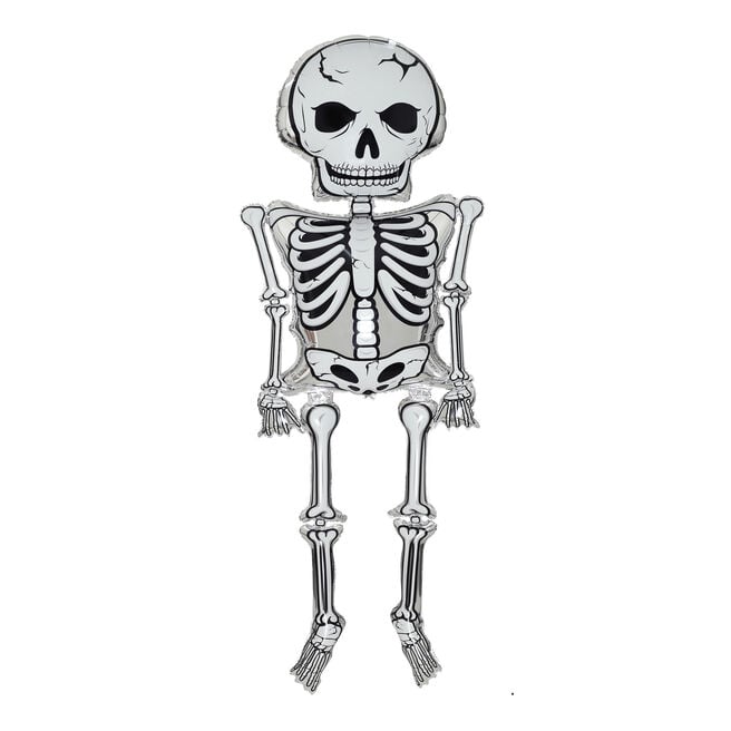 Super Size Air-Fill Skeleton Foil Balloon 2.71m